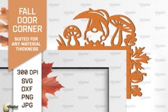 Fall Door Corners LaserCut Bundle. Fall Door Trims SVG Product Image 10