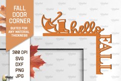 Fall Door Corners LaserCut Bundle. Fall Door Trims SVG Product Image 7