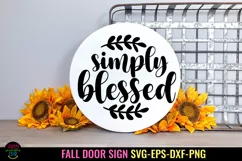 FALL DOOR SIGN SVG I FALL WELCOME SIGN SVG I FALL SIGN SVG