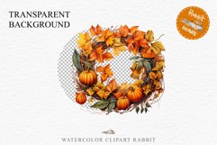Fall Dried Flowers Wreath Clipart Thanksgiving Autumn PNG Scrapbooking october September halloween cute decor autumn cottage core graphics digital orange watercolor Fall Dried Flowers Wreath clipart, autumn png, house decor, cottage core, junk journaling