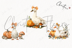 Fall Duck Clipart | Fall PNG Product Image 3