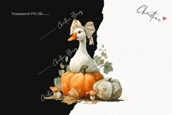 Fall Duck Clipart | Fall PNG Product Image 2