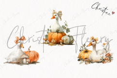 Fall Duck Clipart | Fall PNG Product Image 3