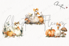 Fall Duck Clipart | Fall PNG Product Image 3