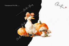 Fall Duck Clipart | Fall PNG Product Image 2