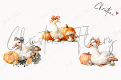 Fall Duck Clipart | Fall PNG Product Image 3
