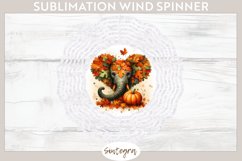 Fall Elephant Animal v1 Wind Spinner Sublimation Product Image 1