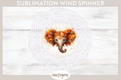 Fall Elephant Animal v2 Wind Spinner Sublimation Product Image 1