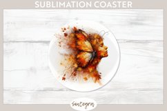 Fall Fairy Pixy v3 Round Coaster Sublimation Product Image 1