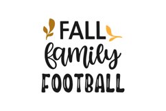 Fall Family Football SVG Cut File Product Image 1