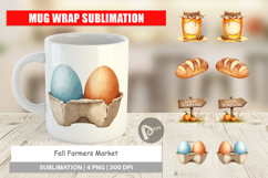 Mug Wrap Cozy Fall Farmers Market Product Image 1