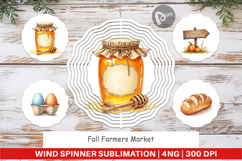 Wind Spinner Cozy Fall Farmers Market Product Image 1