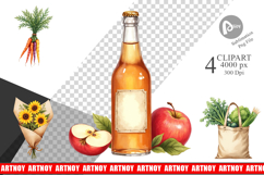 Clipart Cozy Fall Farmers Market Product Image 1