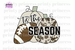 Fall Football Png - Pumpkin Sublimation Design File Product Image 2