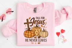 Fall For Jesus PNG, Jesus PNG, Autumn PNG, Thanksgiving Product Image 5