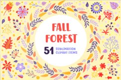 fall forest 51 sublimation items