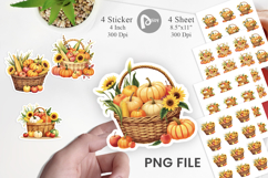 Fall Fruit Sticker Product Image 1