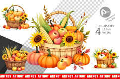 Fall Fruit Clipart Product Image 1