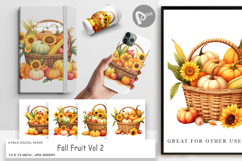 Digital Paper Fall Fruit Product Image 1