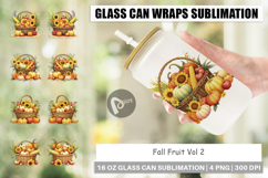 Glass Can Fall Fruit Product Image 1