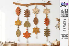 Fall Garland Laser Cut | Autumn Garland | Thanksgiving Day Product Image 1