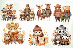 Fall Gathering of Animal Families Product Image 3