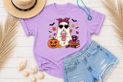 Fall Ghost PNG, Girly Halloween Sublimation Product Image 3