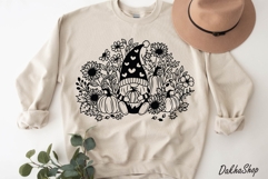 Fall Gnome Svg, Fall Svg, Gnome Pumpkin Svg, Autumn Svg. Product Image 2