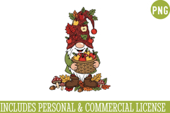 Fall Gnome Clipart PNG,Autumn Gnome vector ,Fall Gnome PNG