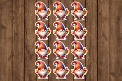 Fall Gnome Stickers - PNG Sticker Sheet