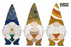 Fall Gnome Sublimation Png Bundle | Autumn Gnome Clipart
