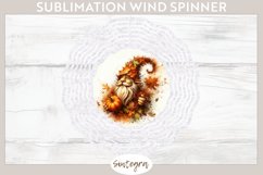 Fall Gnome Elf v3 Wind Spinner Sublimation Product Image 1