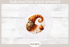 Fall Gnome Elf v6 Wind Spinner Sublimation Product Image 1