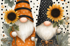 Fall Gnomes Garden Flag Sublimation Design Product Image 3