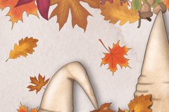 Autumn Gnomes Tumbler PNG Digital Sublimation Design Product Image 3