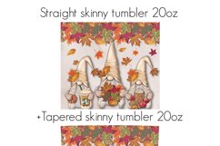 Autumn Gnomes Tumbler PNG Digital Sublimation Design Product Image 5