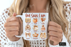 Cozy Fall God Says I Am PNG Product Image 2