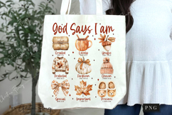 Cozy Fall God Says I Am PNG Product Image 6
