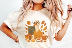 Autumn Goose teacher png, just a silly teacher goose Product Image 1