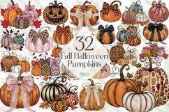 Fall Halloween Pumpkins Sublimation Bundle Product Image 1