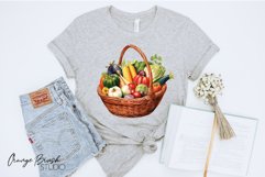 Fall Harvest Clipart Bundle Watercolor Autumn Clipart PNG