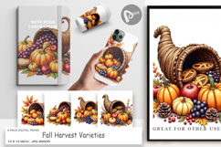 Fall Harvest Digital Paper Product Image 1