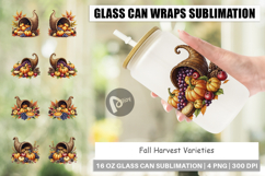 Fall Harvest Glass Can Product Image 1