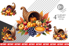 Fall Harvest Clipart Product Image 1