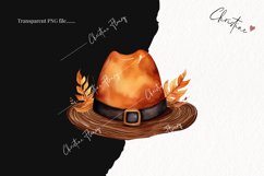 Watercolor Fall Hats | Fall PNG Product Image 2