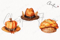 Watercolor Fall Hats | Fall PNG Product Image 3