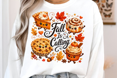 Fall is Calling Cute Autumn Treats PNG Product Image 2