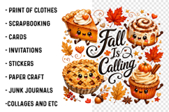 Fall is Calling Cute Autumn Treats PNG Product Image 3
