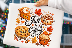 Fall is Calling Cute Autumn Treats PNG Product Image 4