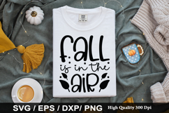 Fall is in the air SVG - Fall Quotes Design Product Image 1